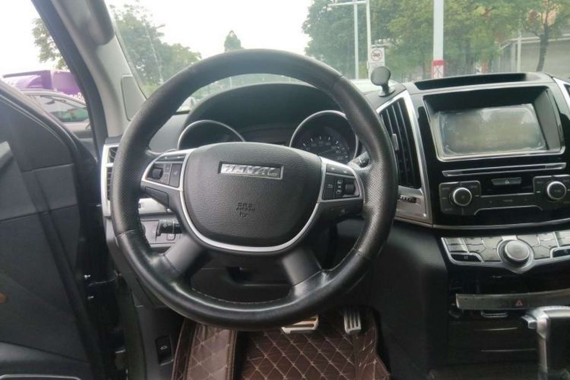 Used Haval H9 2016 2.0T Four-Wheel Drive Luxury 7-Seater Steering Wheel