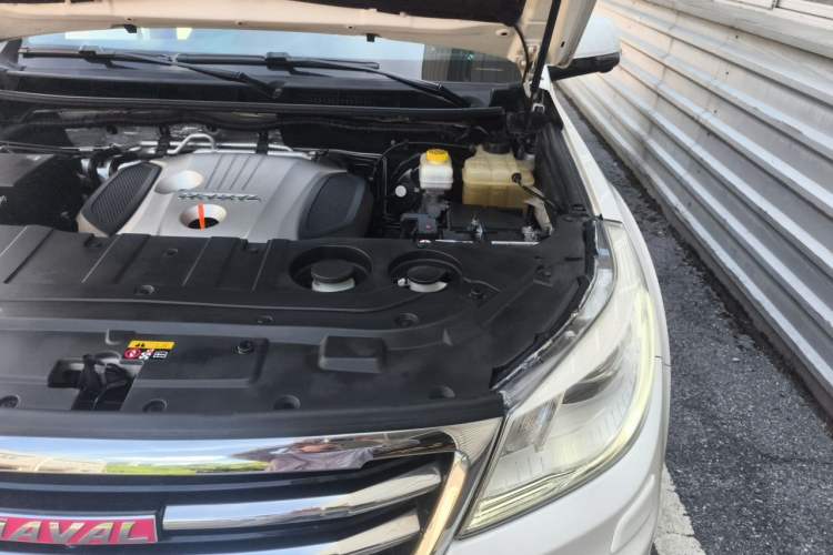 Used Haval H9 2016 2.0T Four-Wheel Drive Luxury Version 5 Seats Engine Bay Left
