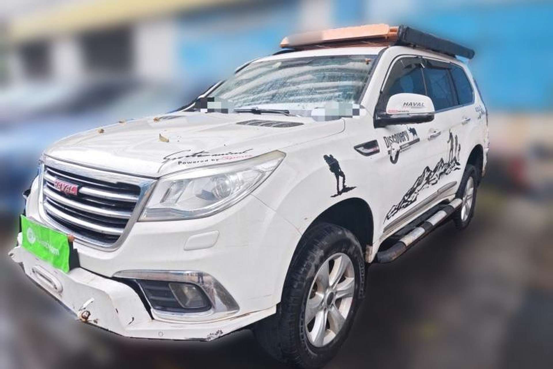 Used Haval H9 2016 2.0T Four-Wheel Drive Luxury 7-Seater Front Left 45 Deg