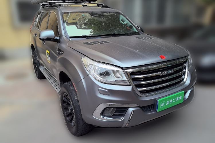 Used Haval H9 2016 2.0T Four-Wheel Drive Luxury 7-Seater Front Right 45 Deg