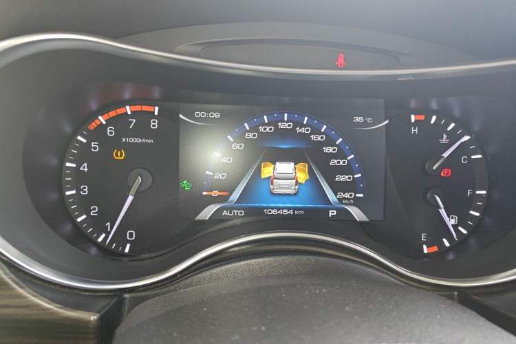 Used Haval H9 2017 2.0T Gasoline 4x4 Luxury 7-Seater Instrument Cluster
