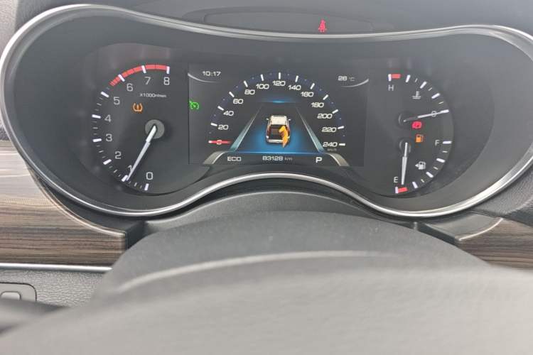 Used Haval H9 2017 2.0T Gasoline 4x4 Comfort Edition 5 Seats Odometer Close Up