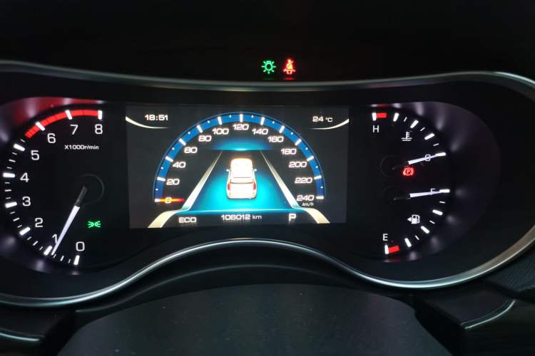 Used Haval H9 2017 2.0T Gasoline 4x4 Luxury 7-Seater Instrument Cluster