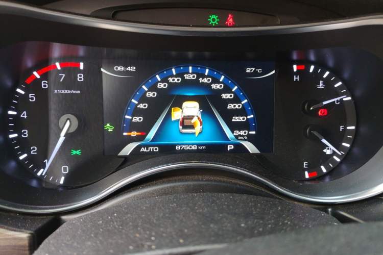 Used Haval H9 2017 2.0T Gasoline 4x4 Prestige Model 7 Seats Instrument Cluster