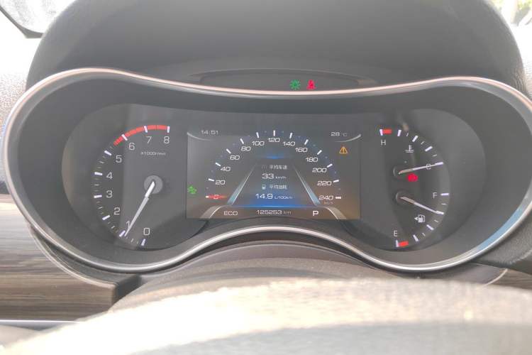 Used Haval H9 2017 2.0T Gasoline 4x4 Prestige Model 7 Seats Instrument Cluster