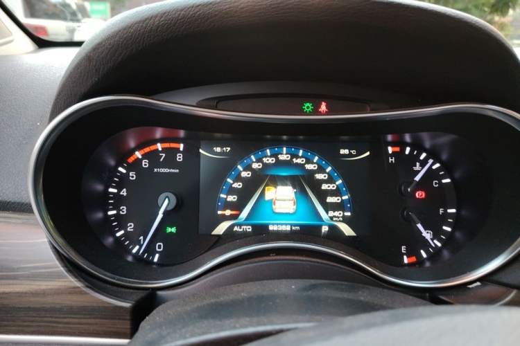 Used Haval H9 2017 2.0T Gasoline 4x4 Luxury 7-Seater Instrument Cluster