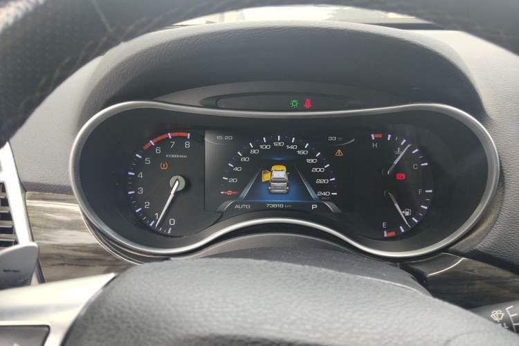 Used Haval H9 2017 2.0T Gasoline 4x4 Luxury 7-Seater Instrument Cluster