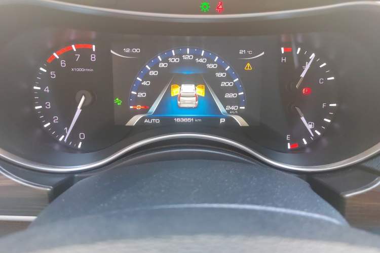 Used Haval H9 2017 2.0T Gasoline 4x4 Premium 5-Seater Odometer Close Up