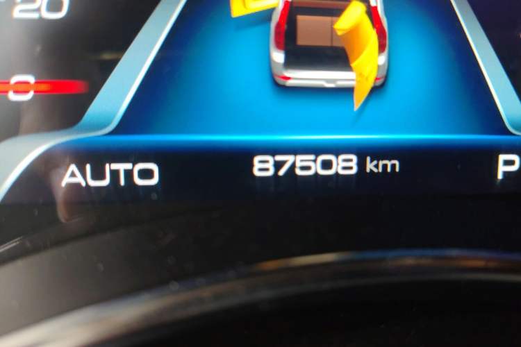 Used Haval H9 2017 2.0T Gasoline 4x4 Prestige Model 7 Seats Odometer Close Up
