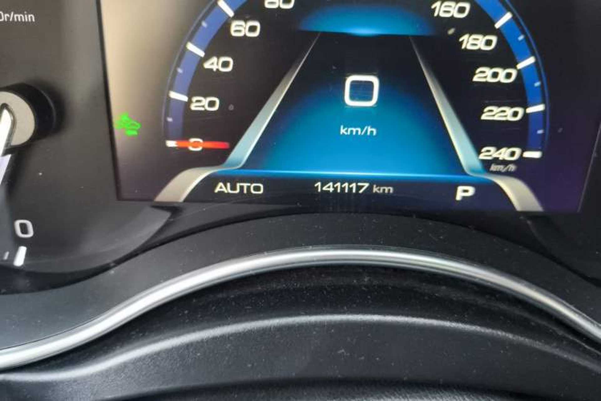 Used Haval H9 2017 2.0T Gasoline 4x4 Premium 5-Seater Odometer Close Up