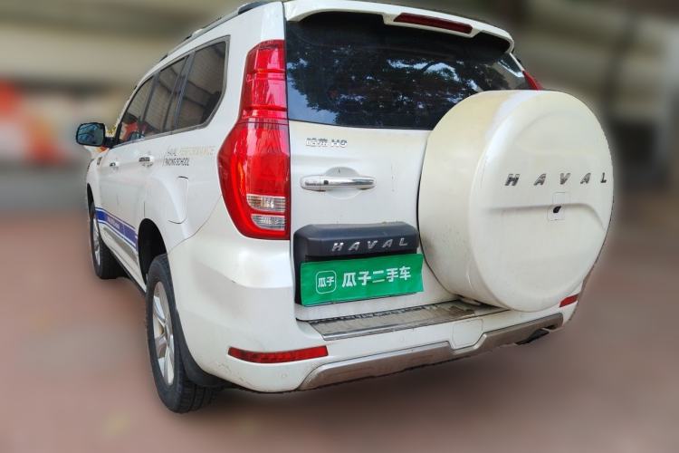 Used Haval H9 2017 2.0T Gasoline 4x4 Prestige Model 7 Seats Rear Left 45 Deg
