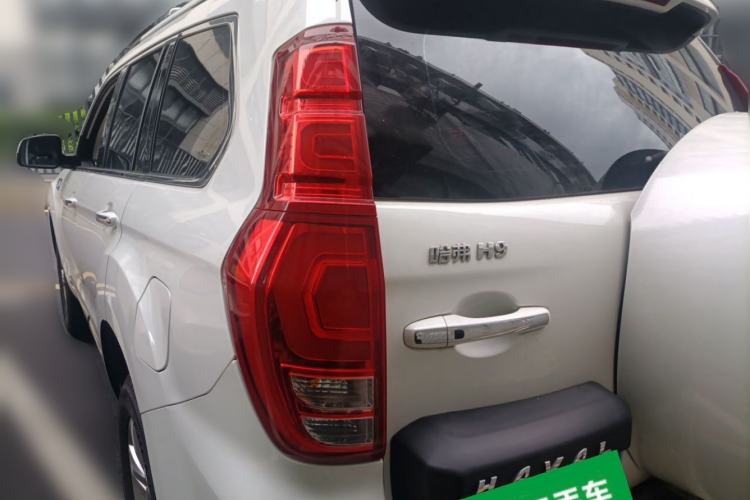 Used Haval H9 2017 2.0T Gasoline 4x4 Luxury 7-Seater Rear Left 45 Deg