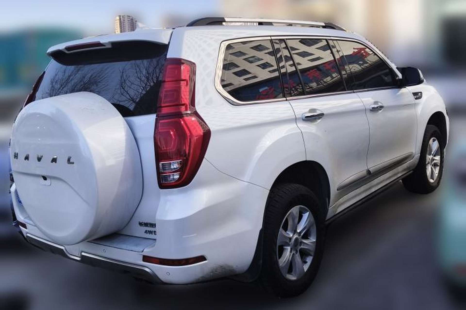 Used Haval H9 2017 2.0T Gasoline 4x4 Luxury 7-Seater Rear Right 45 Deg