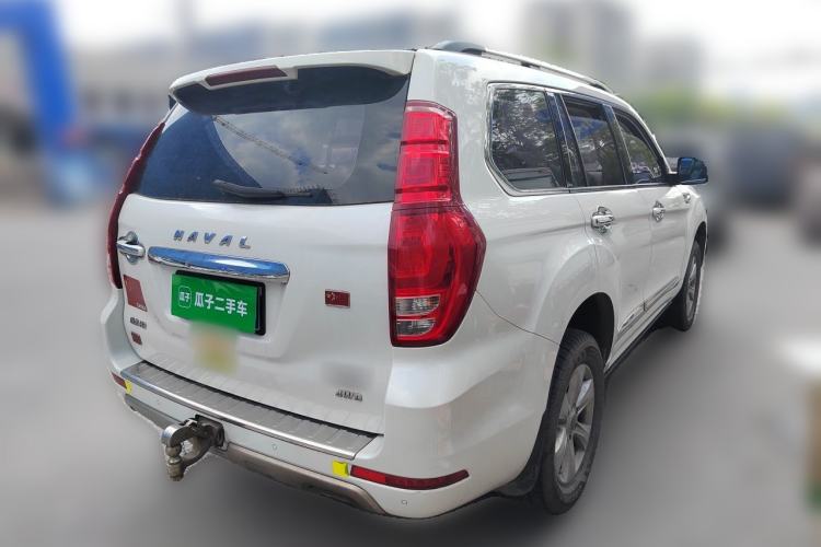 Used Haval H9 2017 2.0T Gasoline 4x4 Prestige Model 7 Seats Rear Right 45 Deg