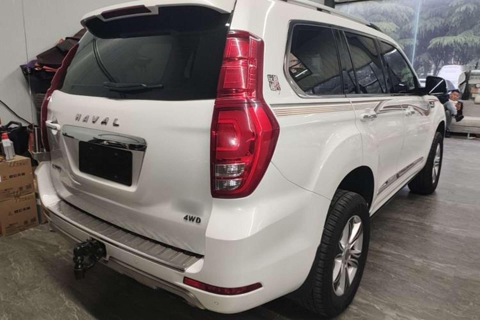 Used Haval H9 2017 2.0T Gasoline 4x4 Luxury 7-Seater Rear Right 45 Deg