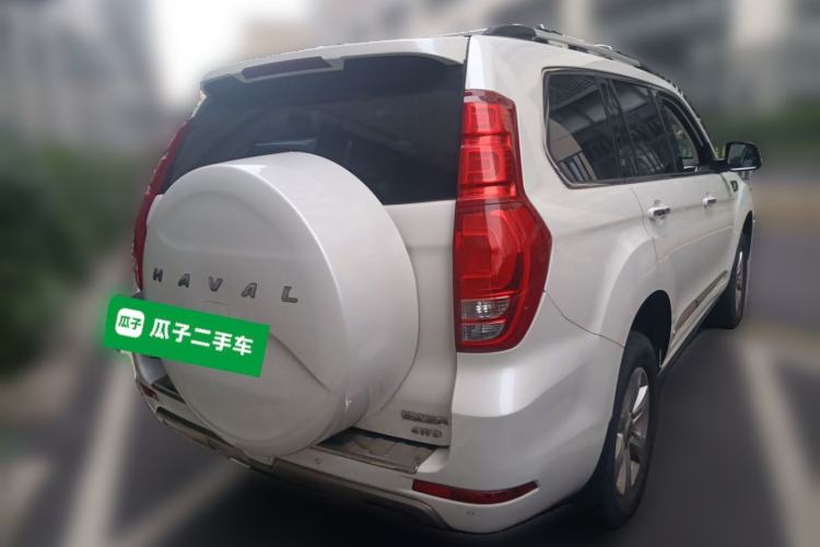 Used Haval H9 2017 2.0T Gasoline 4x4 Luxury 7-Seater Rear Right 45 Deg