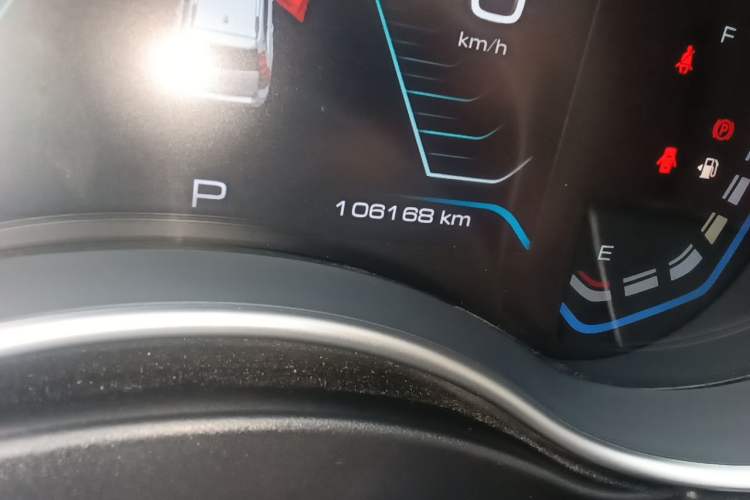 Used Haval H9 2020 2.0T Gasoline 4WD Premium Edition 5 Seats Odometer Close Up