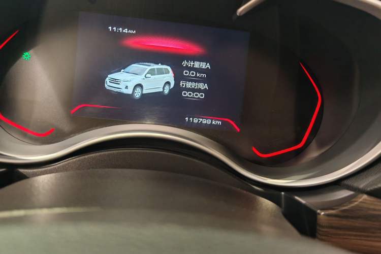 Used Haval H9 2020 2.0T Gasoline 4WD Premium Edition 5 Seats Odometer Close Up