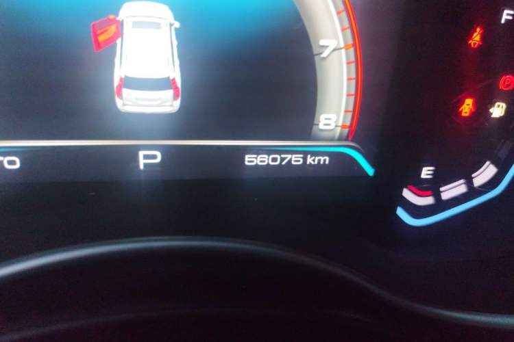 Used Haval H9 2020 2.0T Gasoline 4WD Premium Edition 5 Seats Odometer Close Up
