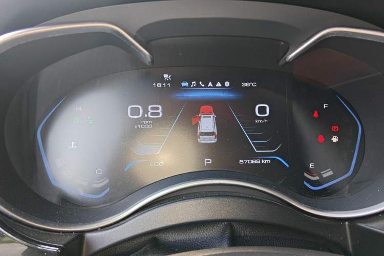 Used Haval H9 2020 2.0T Lorinser Polestar Edition Odometer Close Up