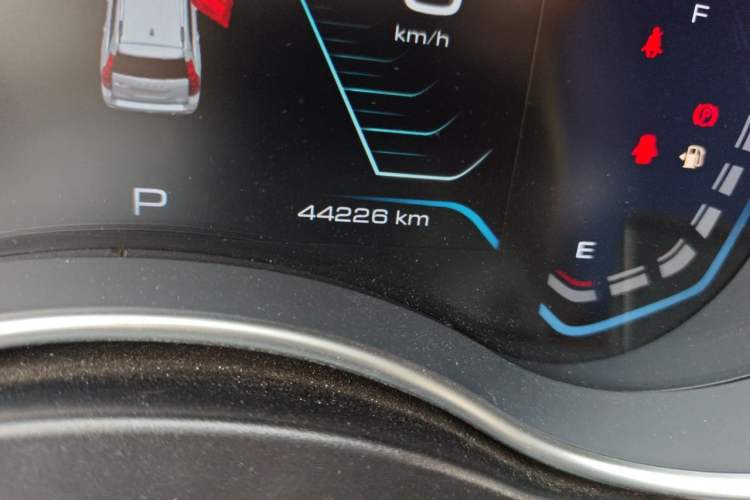 Used Haval H9 2020 2.0T Gasoline 4WD Premium Edition 5 Seats Odometer Close Up