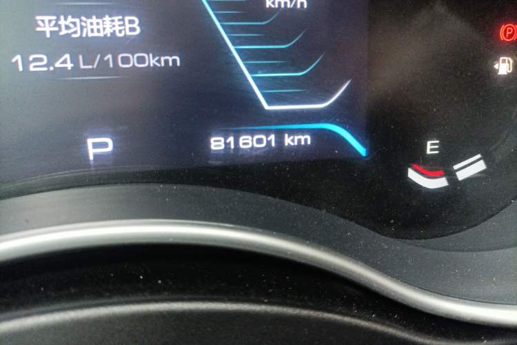Used Haval H9 2020 2.0T Gasoline 4WD Premium Edition 5 Seats Odometer Close Up