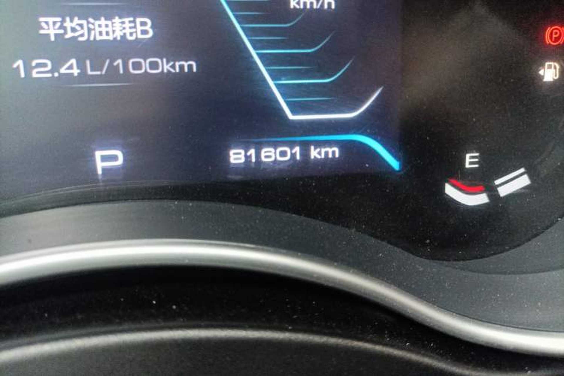 Used Haval H9 2020 2.0T Gasoline 4WD Premium Edition 5 Seats Odometer Close Up