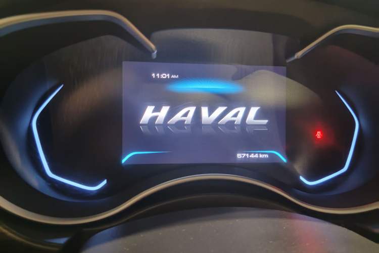 Used Haval H9 2020 2.0T Gasoline 4x4 Elite Version 5 Seats Odometer Close Up