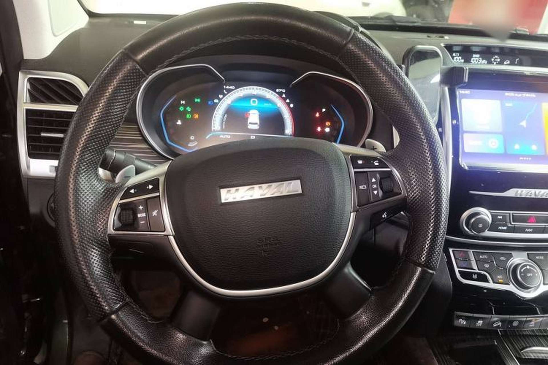 Used Haval H9 2020 2.0T Gasoline 4WD Premium Edition 5 Seats Steering Wheel