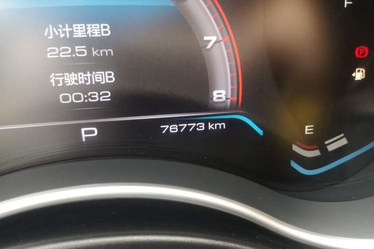 Used Haval H9 2020 2.0T Gasoline 4x4 Elite Version 5 Seats Odometer Close Up