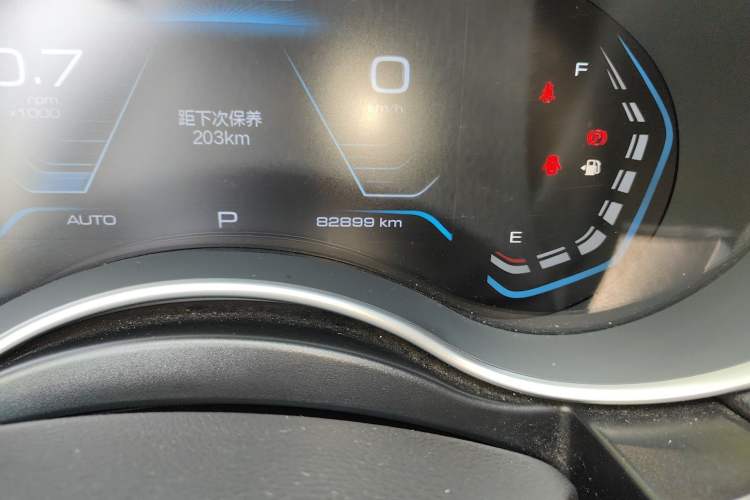 Used Haval H9 2020 2.0T Gasoline 4WD Premium Edition 5 Seats Odometer Close Up
