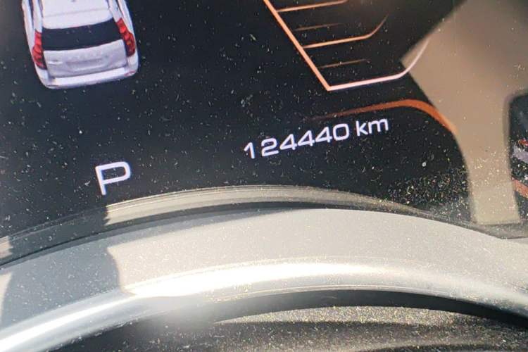 Used Haval H9 2020 2.0T Gasoline 4WD Premium Edition 5 Seats Odometer Close Up