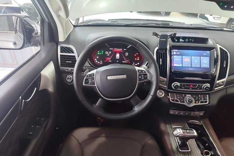 Used Haval H9 2020 2.0T Gasoline 4x4 Luxury 7-Seater Steering Wheel