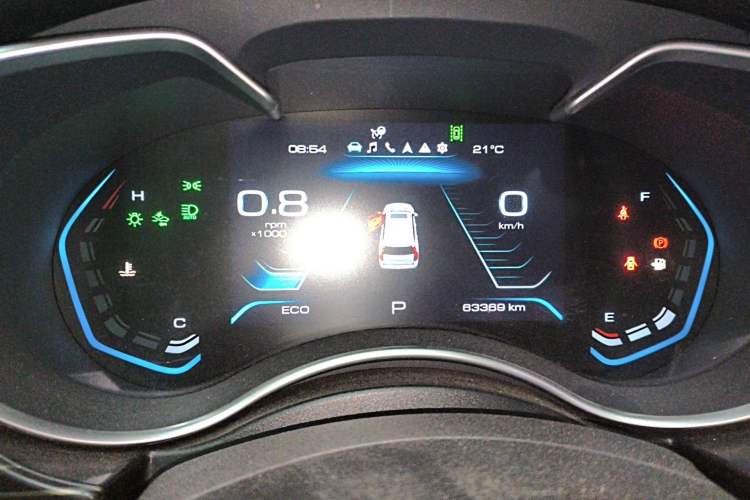 Used Haval H9 2020 2.0T Gasoline 4x4 Luxury 7-Seater Instrument Cluster