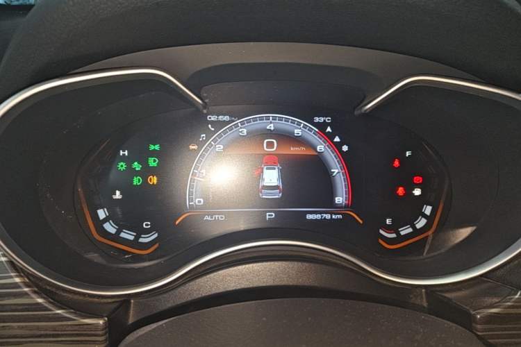 Used Haval H9 2020 2.0T Gasoline 4x4 Luxury 7-Seater Instrument Cluster