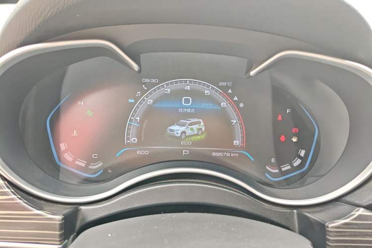 Used Haval H9 2020 2.0T Gasoline 4x4 Luxury 7-Seater Instrument Cluster