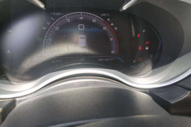 Used Haval H9 2020 2.0T Gasoline 4x4 Elite Version 5 Seats Odometer Close Up