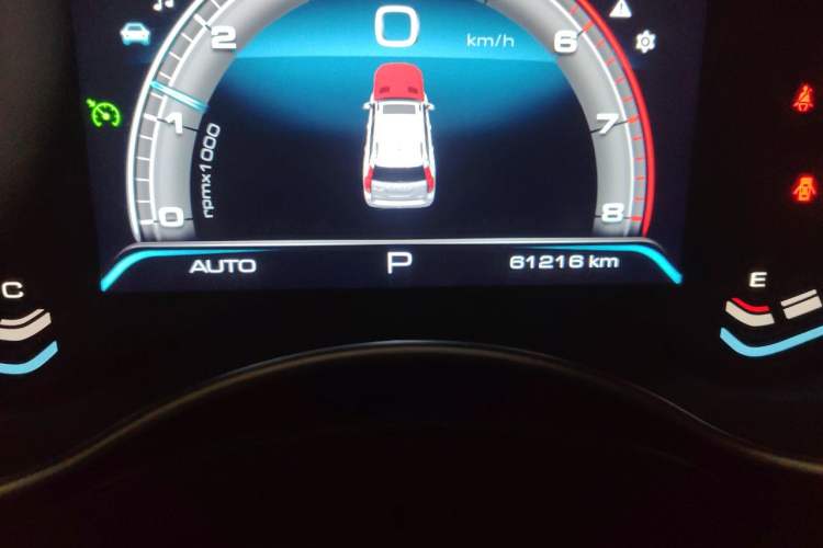 Used Haval H9 2020 2.0T Gasoline 4x4 Elite Version 5 Seats Odometer Close Up