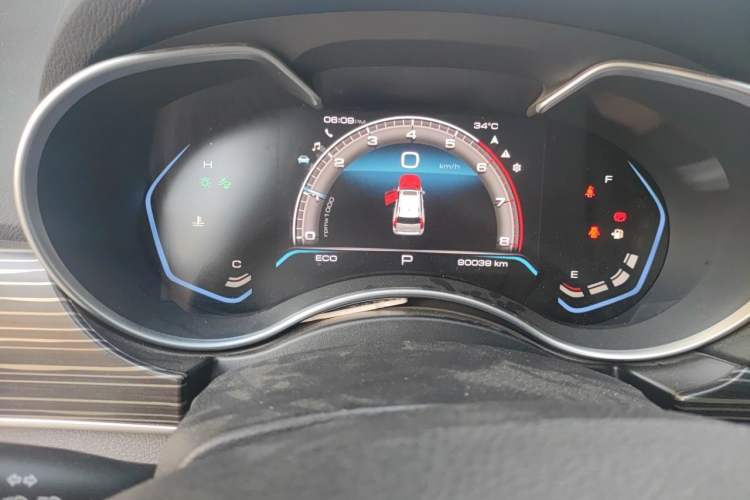 Used Haval H9 2020 2.0T Gasoline 4WD Premium Edition 5 Seats Odometer Close Up
