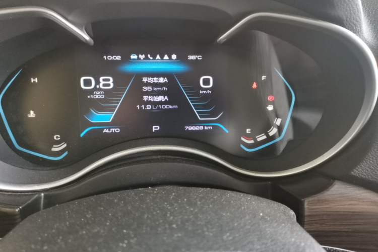 Used Haval H9 2020 2.0T Gasoline 4x4 Elite Version 5 Seats Odometer Close Up