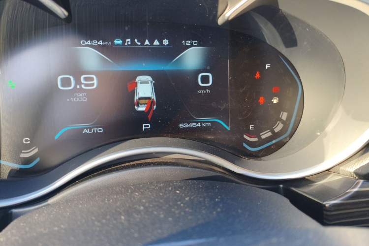 Used Haval H9 2020 2.0T Gasoline 4WD Premium Edition 5 Seats Odometer Close Up