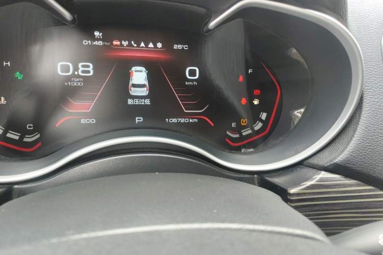 Used Haval H9 2020 2.0T Gasoline 4WD Premium Edition 5 Seats Odometer Close Up