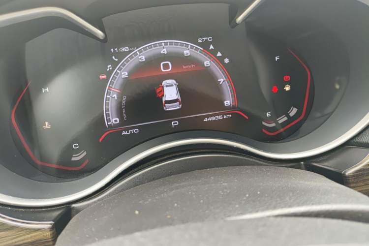 Used Haval H9 2020 2.0T Gasoline 4x4 Elite Version 5 Seats Odometer Close Up