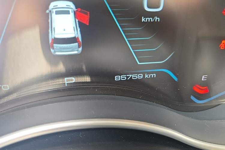 Used Haval H9 2020 2.0T Gasoline 4x4 Elite Version 5 Seats Odometer Close Up