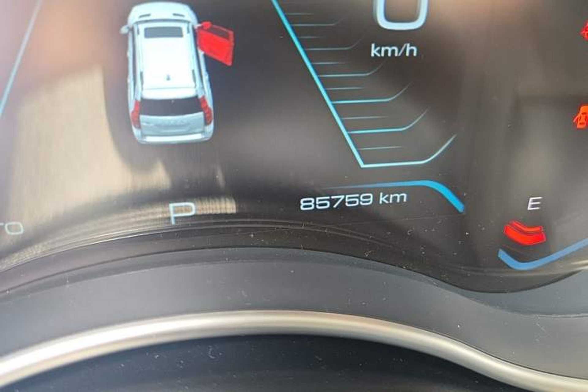 Used Haval H9 2020 2.0T Gasoline 4x4 Elite Version 5 Seats Odometer Close Up