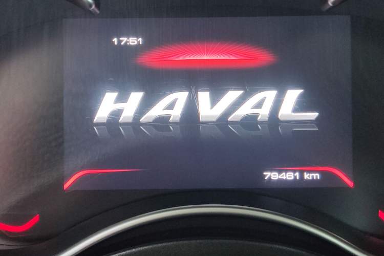 Used Haval H9 2020 2.0T Gasoline 4x4 Comfort Edition 7 Seats Odometer Close Up