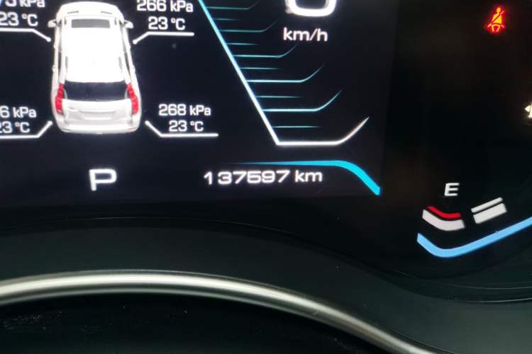 Used Haval H9 2020 2.0T Gasoline 4WD Premium Edition 5 Seats Odometer Close Up