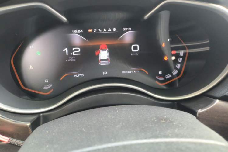 Used Haval H9 2020 2.0T Gasoline 4WD Premium Edition 5 Seats Odometer Close Up