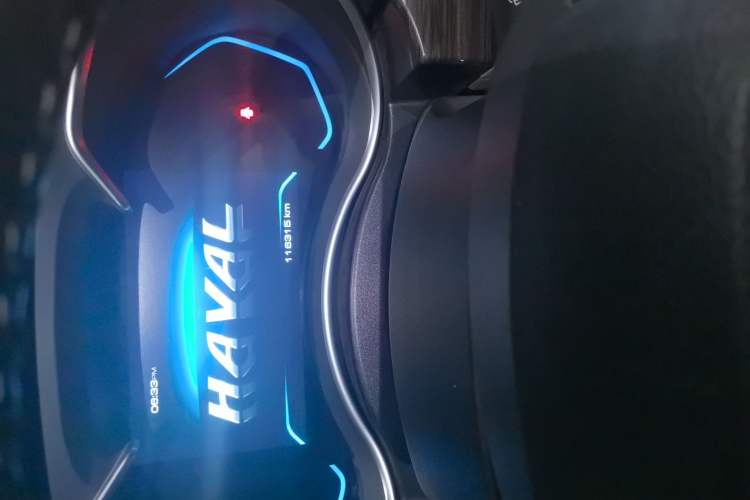 Used Haval H9 2020 2.0T Gasoline 4x4 Elite Version 5 Seats Odometer Close Up