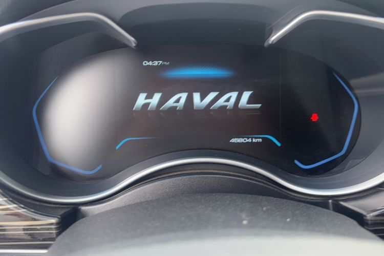 Used Haval H9 2020 2.0T Gasoline 4WD Premium Edition 5 Seats Odometer Close Up